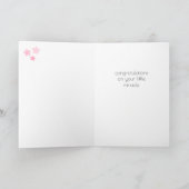 Baby Girl-creditcard Kaart (Binnen)