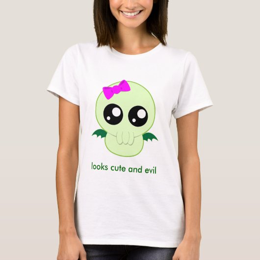 Baby Girl Cthulhu T-shirt (Voorkant)