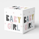 Baby Girl Cute Girly Gift Box Bedankdoosjes (Achterkant)