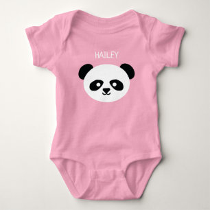 Baby Girl Cute Panda Persoonlijk Kawaii Romper