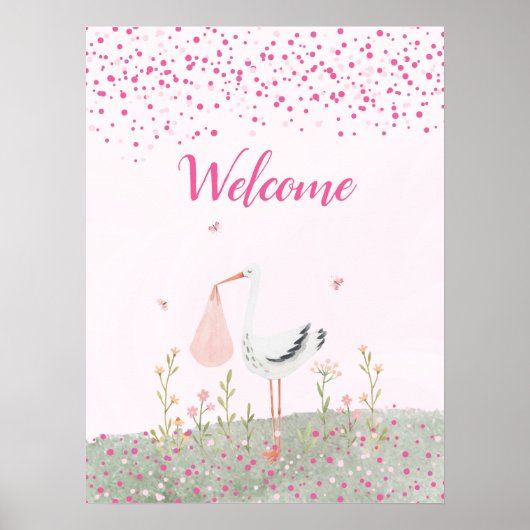 Baby Girl Delivery Baby Poster (Voorkant)