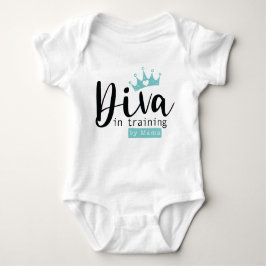Baby Girl Diva Opleiding door mama bodysuit
