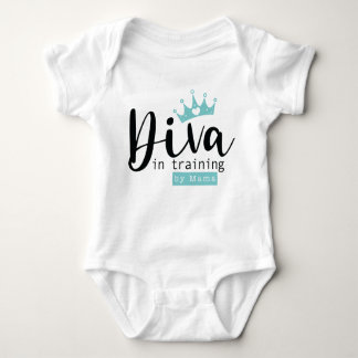 Baby Girl Diva Opleiding door mama bodysuit