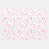 Baby Girl Douche Roze Inpakpapier Vel (Voorkant 2)