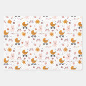 Baby Girl Douche Wrapping Paper - Set van 3 vellen (Voorkant 3)