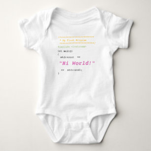 Baby Girl eerste C++ programma Romper