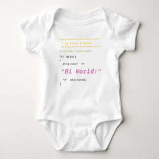 Baby Girl eerste C++ programma Romper
