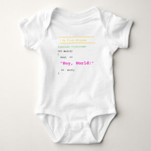 Baby Girl eerste C++ programma Romper