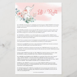 Baby Girl Elephant eucalyptus Linkerrechts spel