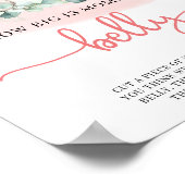 Baby Girl Elephant eucalyptus mommys belly game Poster (Hoek)