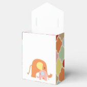 Baby Girl Elephant Shower Favor Box Bedankdoosjes (Geopend)