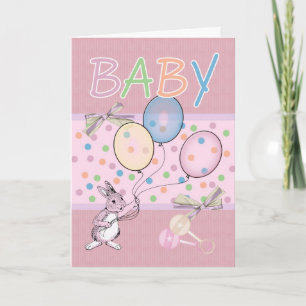 Baby Girl feliciteert nieuwe baby Kaart