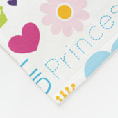 Baby Girl Fleece Deken (Hoek)