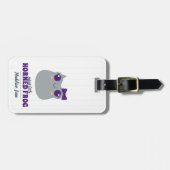 Baby Girl Frog Paars Bag Label Bagagelabel (Voorkant horizontaal)