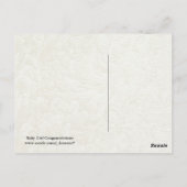 Baby Girl Gefeliciteerd Briefkaart (Achterkant)