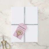 Baby Girl Gefeliciteerd Cadeaulabel (Met Touw)