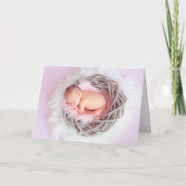 Baby Girl Gefeliciteerd Kaart