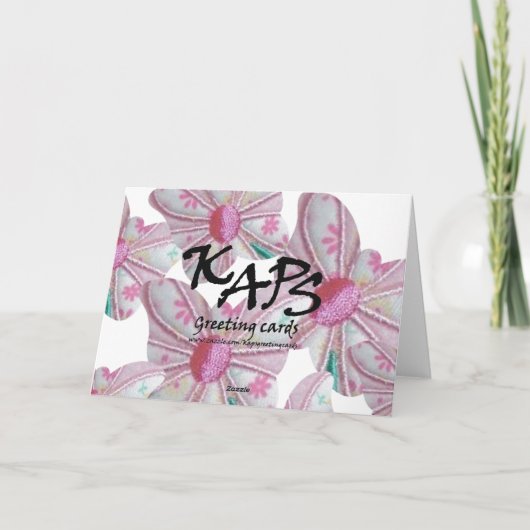 Baby Girl Gefeliciteerd Kaart (Achterkant)