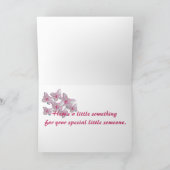 Baby Girl Gefeliciteerd Kaart (Binnen)