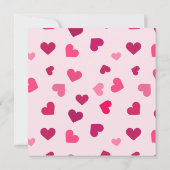 Baby Girl Gender Reveal Party Uitnodiging (Achterkant)