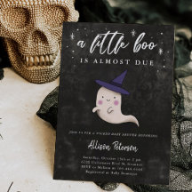 Baby Girl Ghost Halloween Shower Little Boo