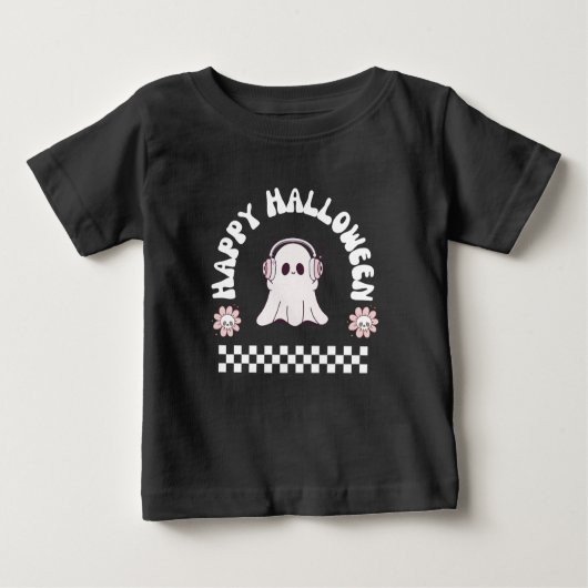 Baby Girl Ghost Happy Halloween Toddler Girl Skate (Voorkant)