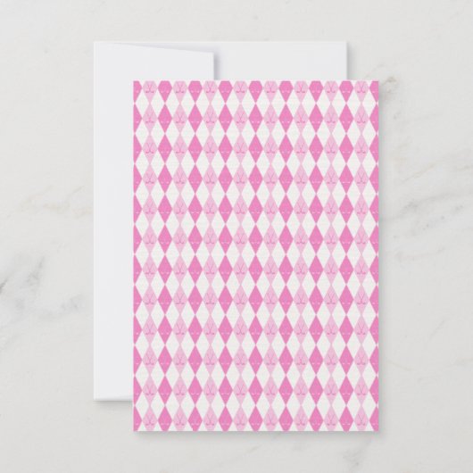 Baby Girl Golfing Elephant & Monkey Shower Bedankkaart (Achterkant)