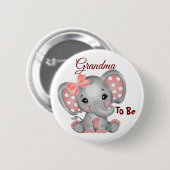 Baby Girl Grandma Ronde Button 5,7 Cm (Voorkant /achterkant)