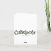 Baby Girl Hartelijk dank Bedankkaart (Achterkant)