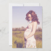 Baby Girl Hartelijk dank Bedankkaart (Achterkant)