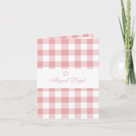 Baby Girl Hebreeuws Naming Ceremony Foto Joods Roz (Voorkant)