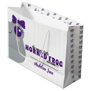 Baby Girl Horloge Paars Groot Cadeauzakje