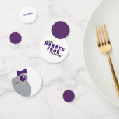 Baby Girl Horned Frog Paars Baby shower Confetti (Groep)