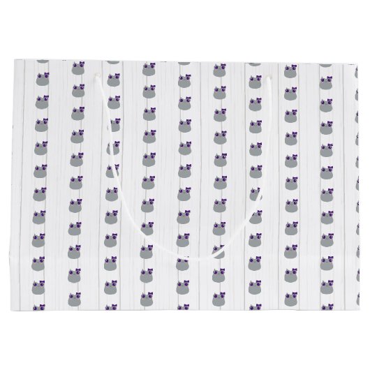 Baby Girl Horned Frog Paars Groot Cadeauzakje (Achterkant)