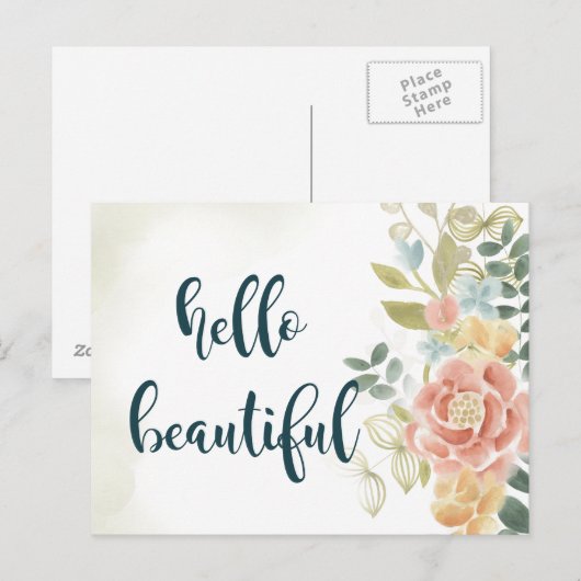 Baby Girl I Briefkaart (Voorkant / Achterkant)