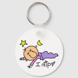 Baby Girl I Nap Tshirts en Gifts Sleutelhanger