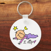 Baby Girl I Nap Tshirts en Gifts Sleutelhanger (Voorkant)