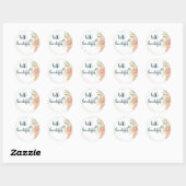 Baby Girl I Ronde Sticker (Vel)