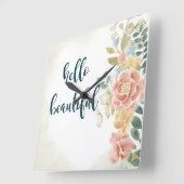 Baby Girl I Vierkante Klok (Hoek)