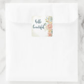 Baby Girl I Vierkante Sticker (Tas)