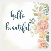 Baby Girl I Vierkante Sticker (Voorkant)