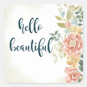 Baby Girl I Vierkante Sticker