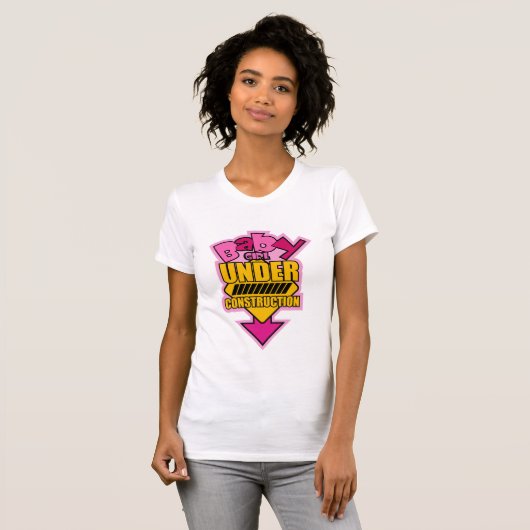 Baby Girl in aanbouw T-Shirt (Voorkant volledig)