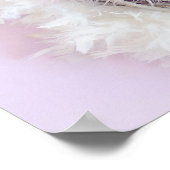 Baby Girl in haar nest Poster (Hoek)
