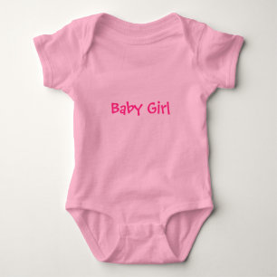 Baby Girl in roze Romper