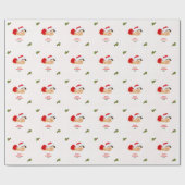 Baby Girl-kerstkerstkerstkerstkerstkerstkerstkerst Cadeaupapier (Vlak)