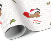 Baby Girl-kerstrode kerstkerstkerstkerstmanpak met Cadeaupapier (Rol Hoek)