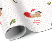 Baby Girl-kerstrode kerstkerstkerstkerstmanpak met Cadeaupapier (Rol Hoek)