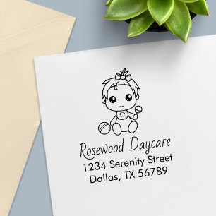Baby Girl Kinderopvang Dagopvang Adres 2 Zelfinktende Stempel
