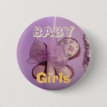 Baby Girl knoppen Lavendel Vlinder Mobiel